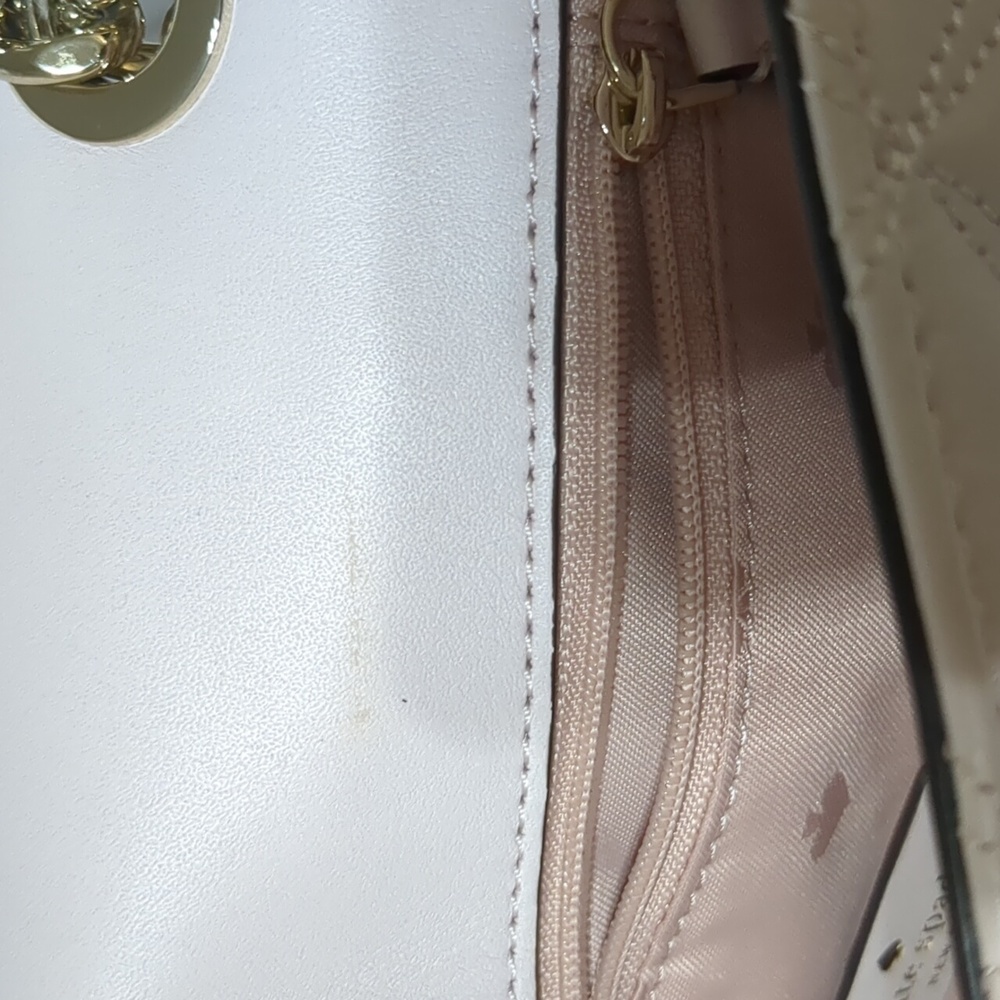 Kate Spade Natalia quilted leather small flap chain cross body WKRU7074 - Picture 10 of 13